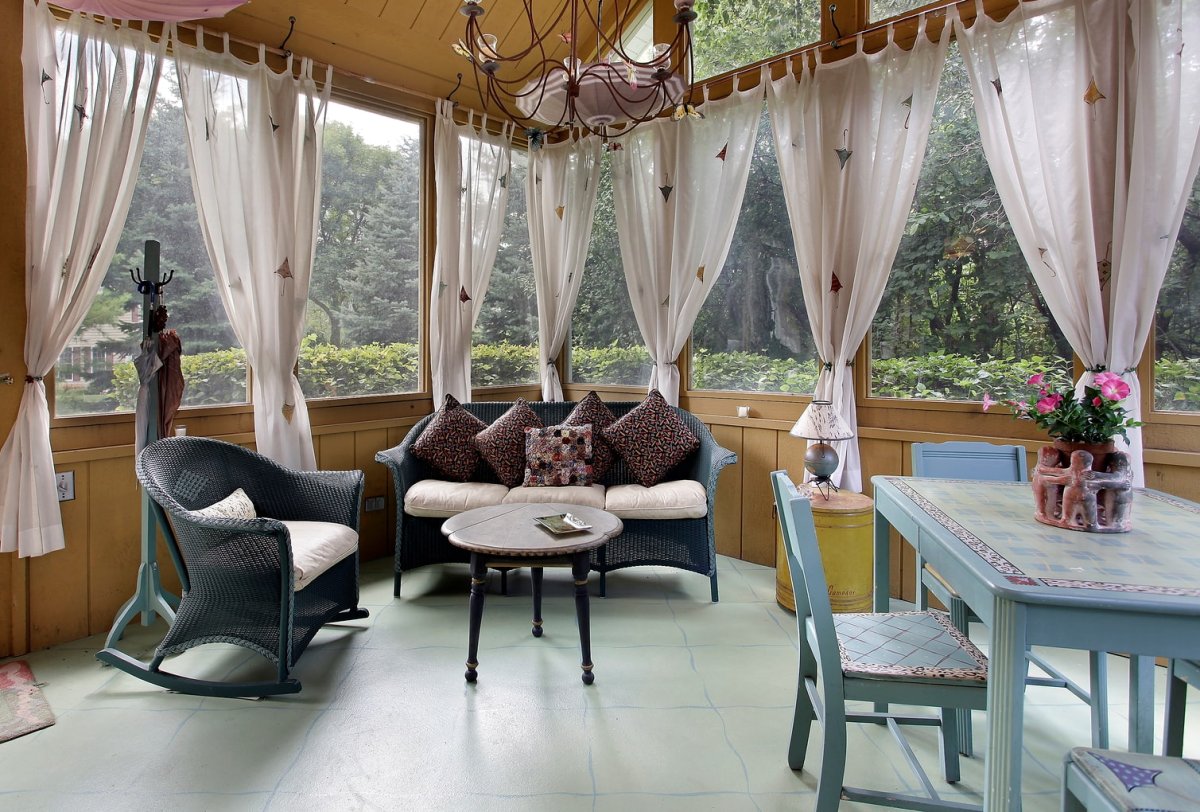 Шторы в беседку