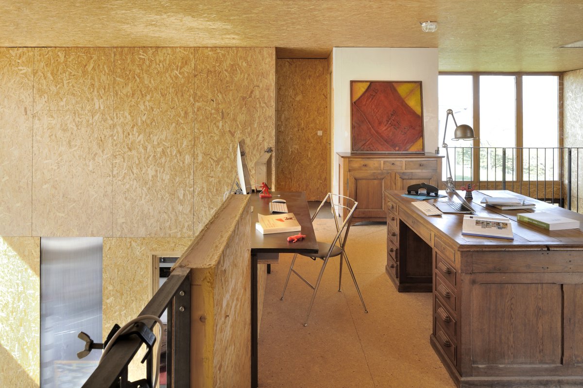 OSB плита в интерьере