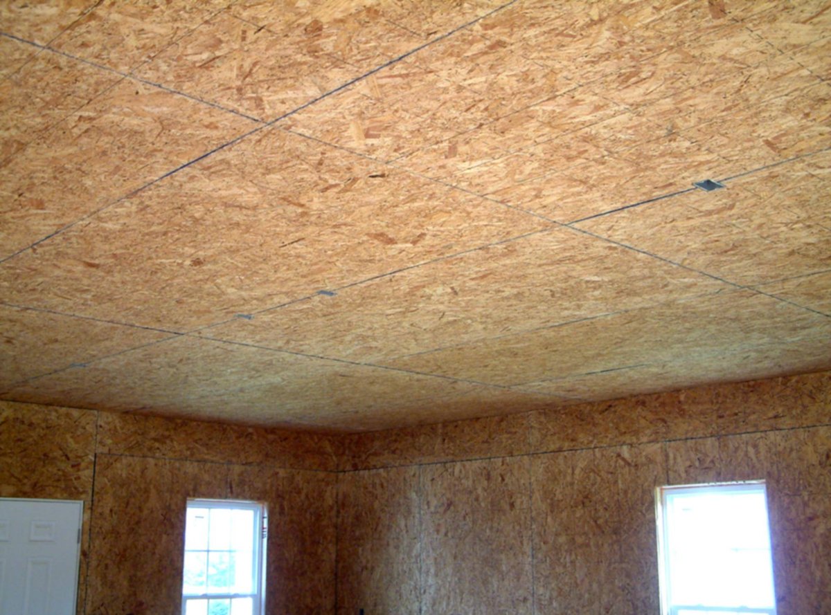 Декоративная покраска ОСБ