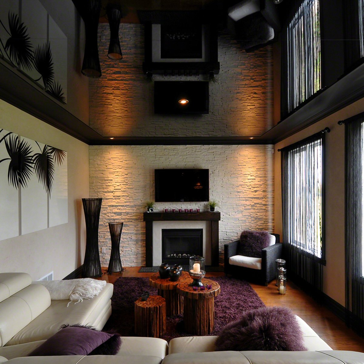 Кухня в стиле лофт 14м2