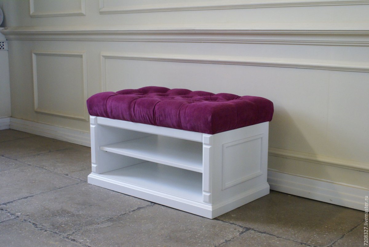 Банкетка обувница Сканди 80