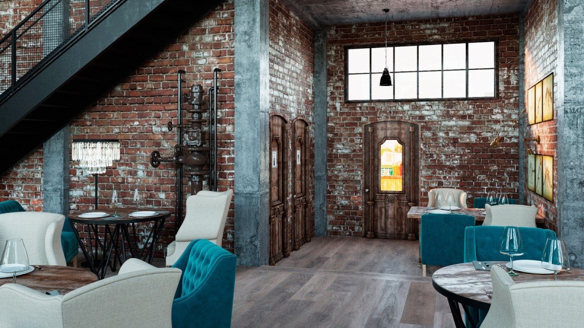 Лофт кафе в мехико