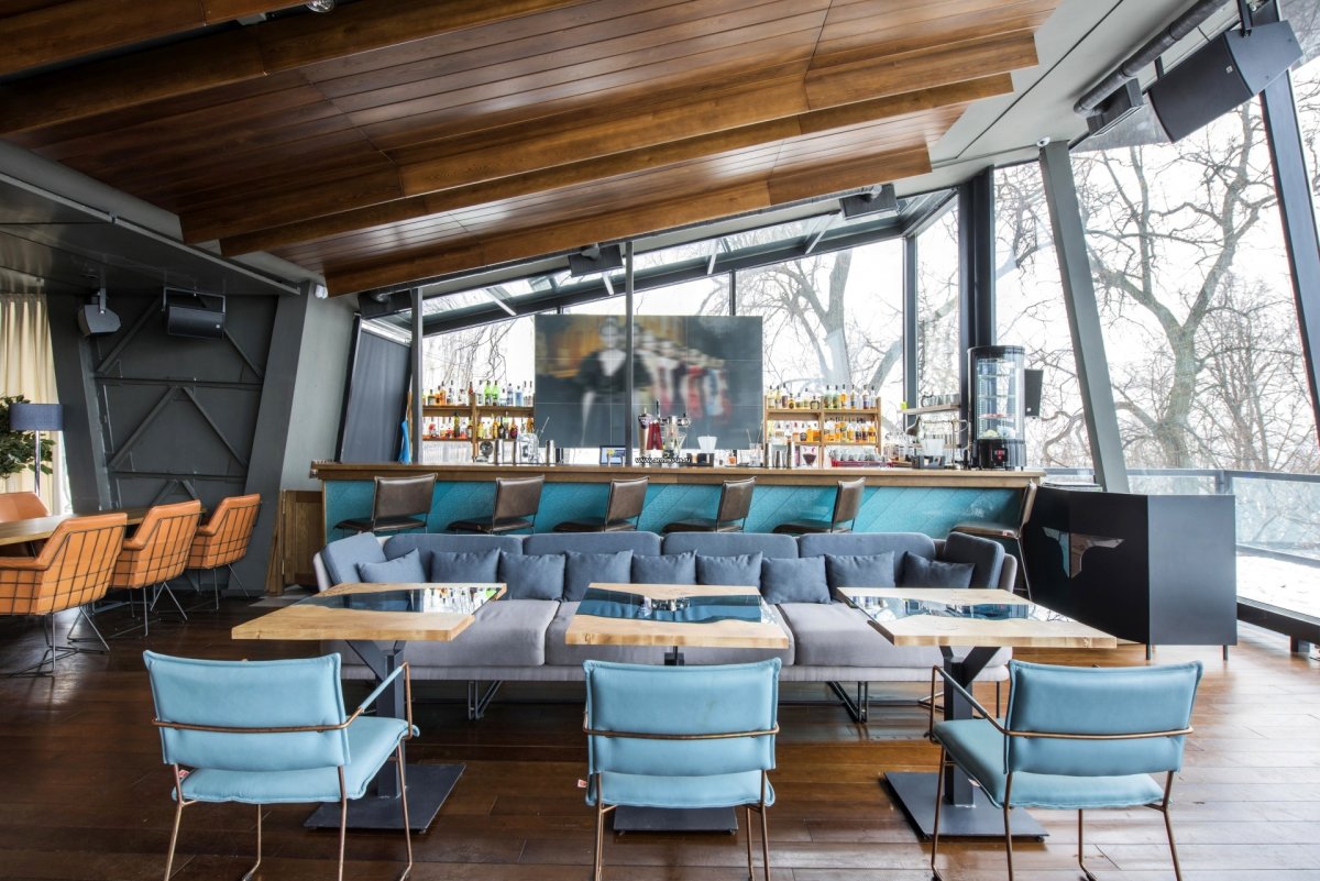 Ресторан шале интерьер