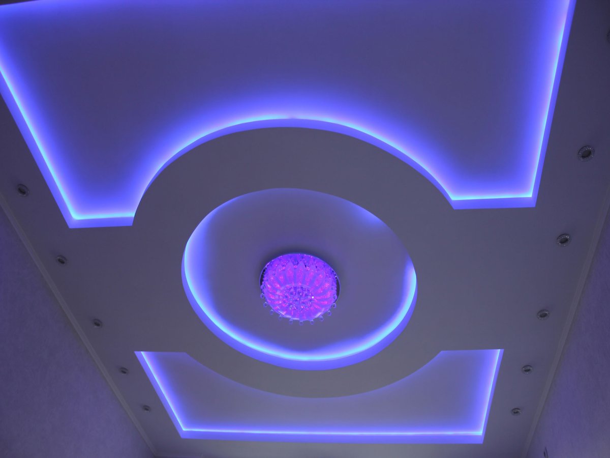 Гипсокартон потолок фигура