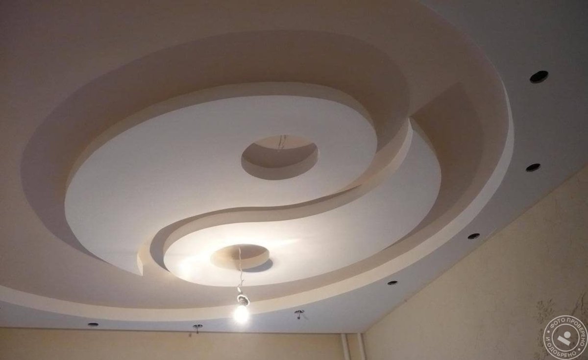 Потолки из гипсокартона