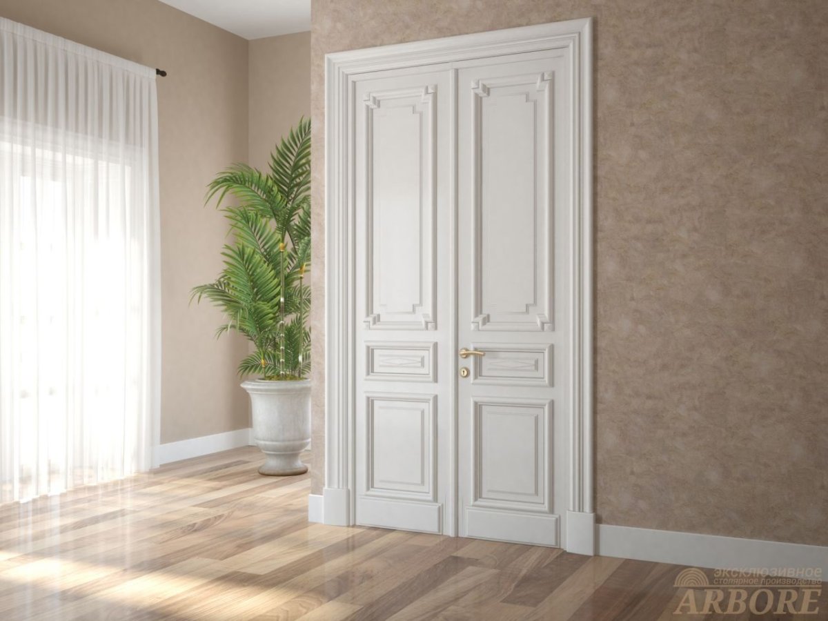 Межкомнатные двери из массива в интерьере