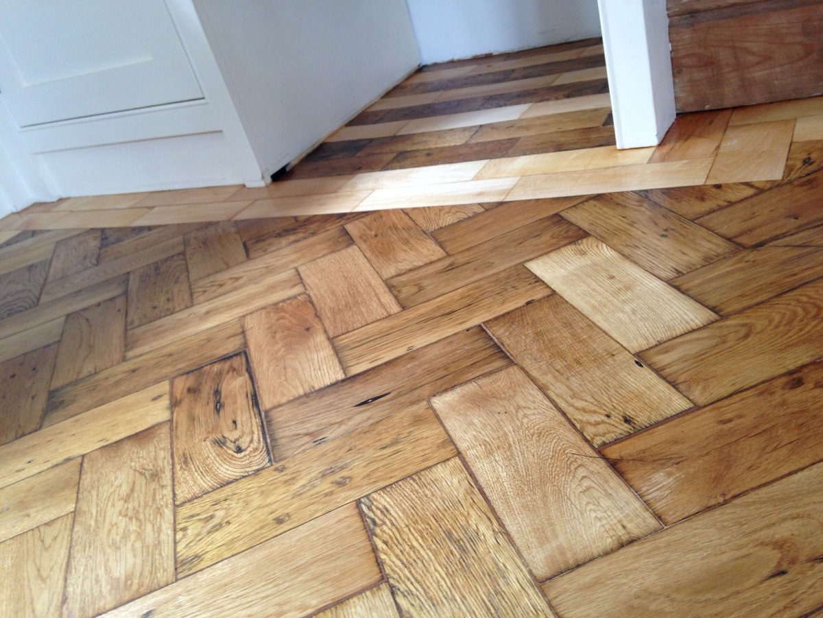 Укладка елочкой