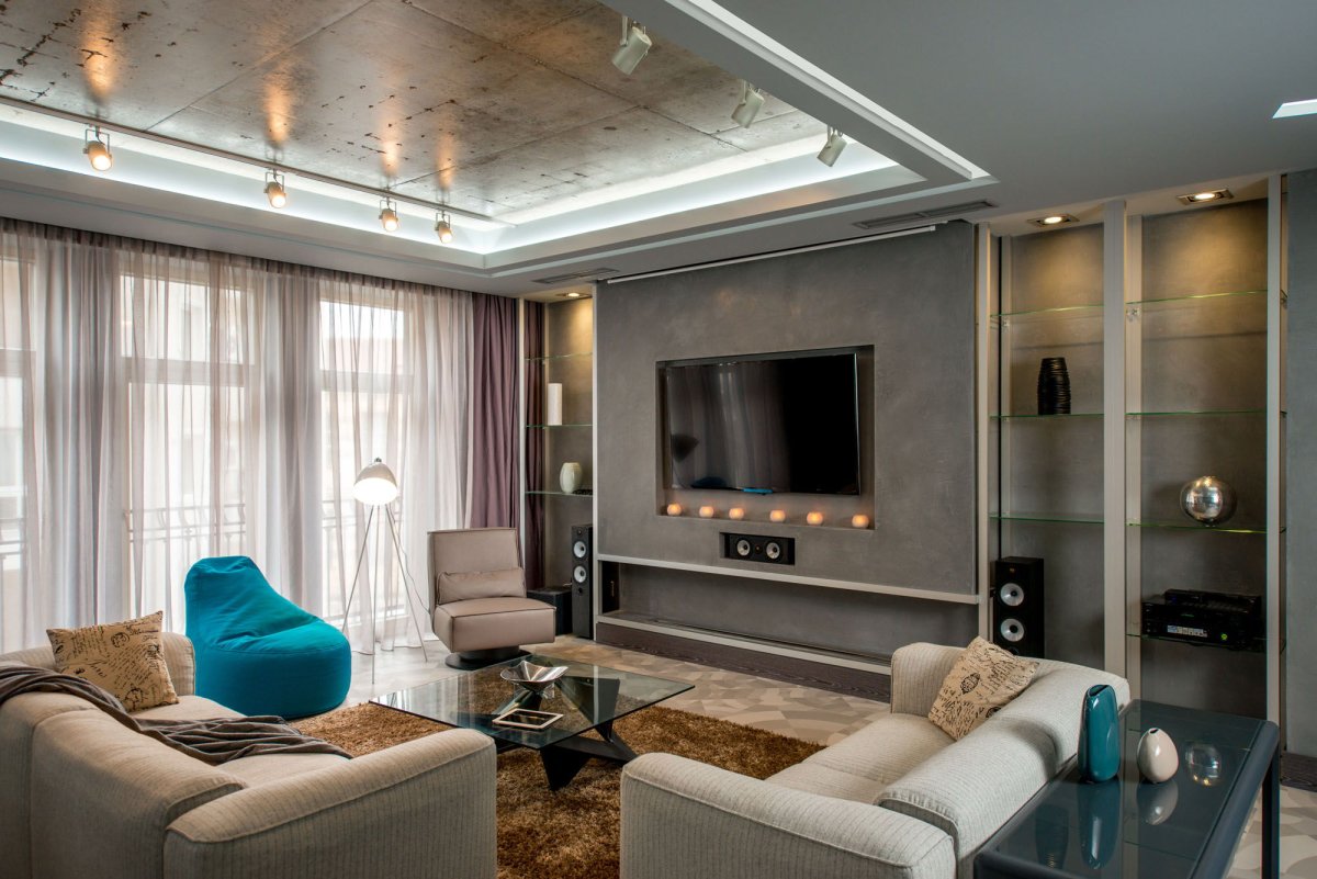 Интерьер однокомнатной квартиры