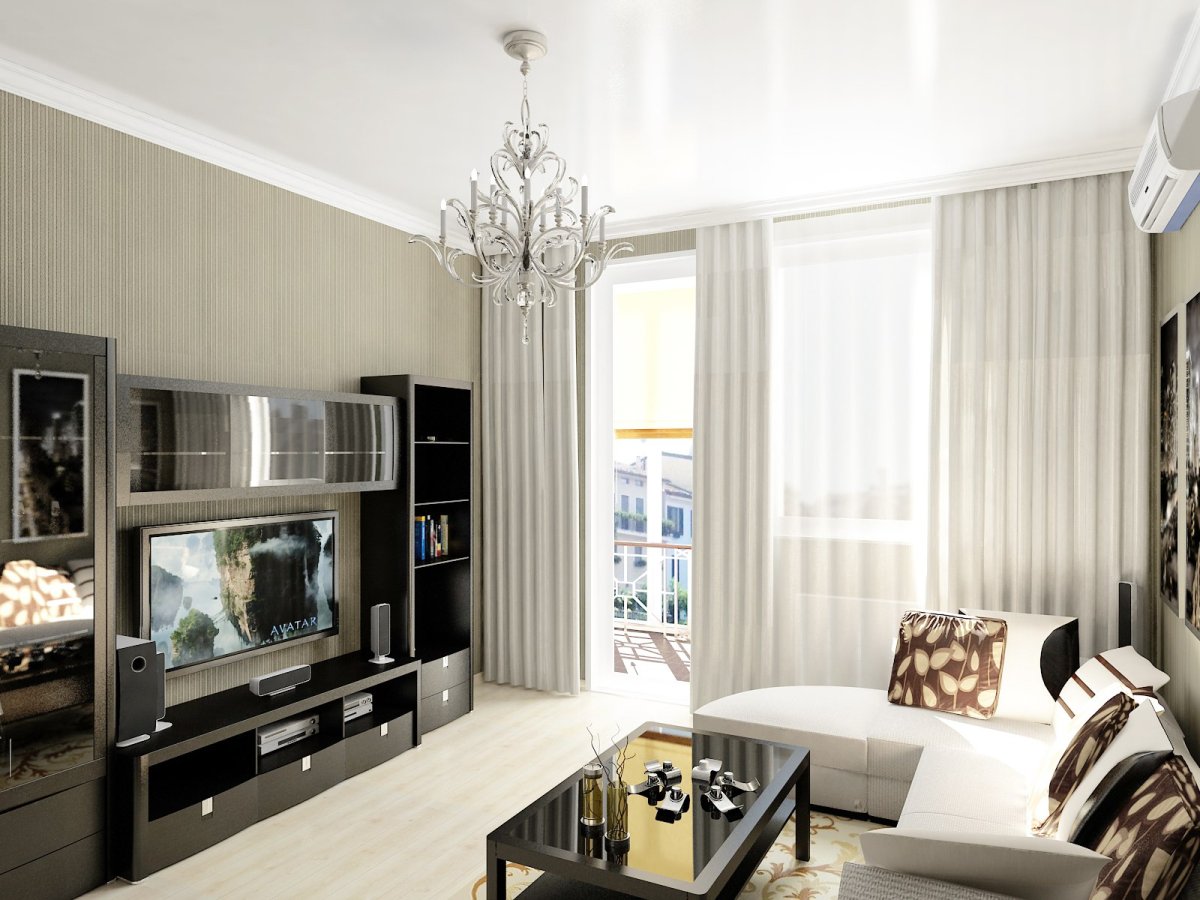 Интерьер двухкомнатной квартиры