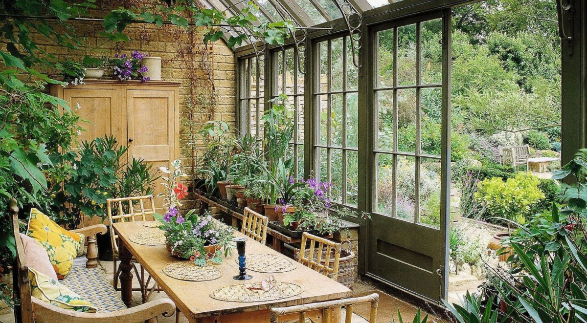 Телевизор в беседке