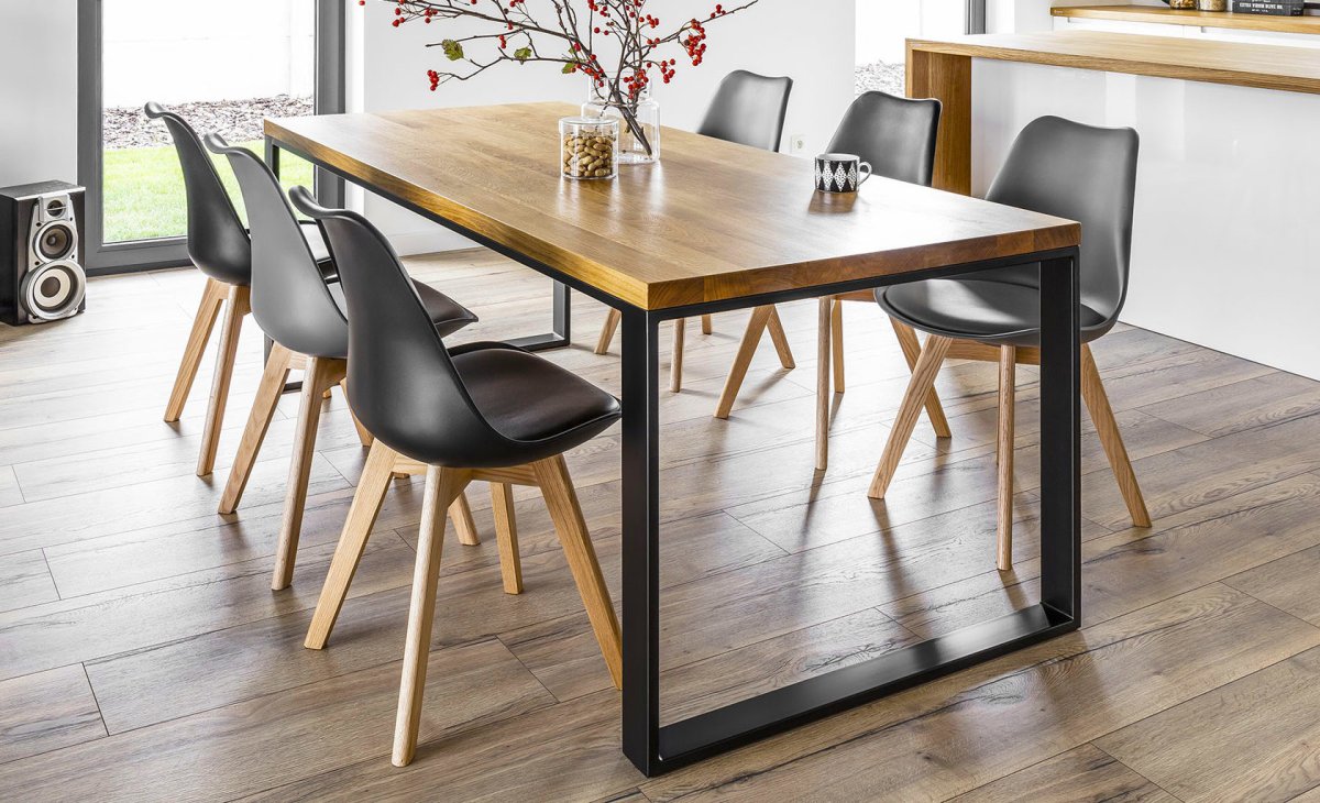 Кухонный стол в стиле лофт