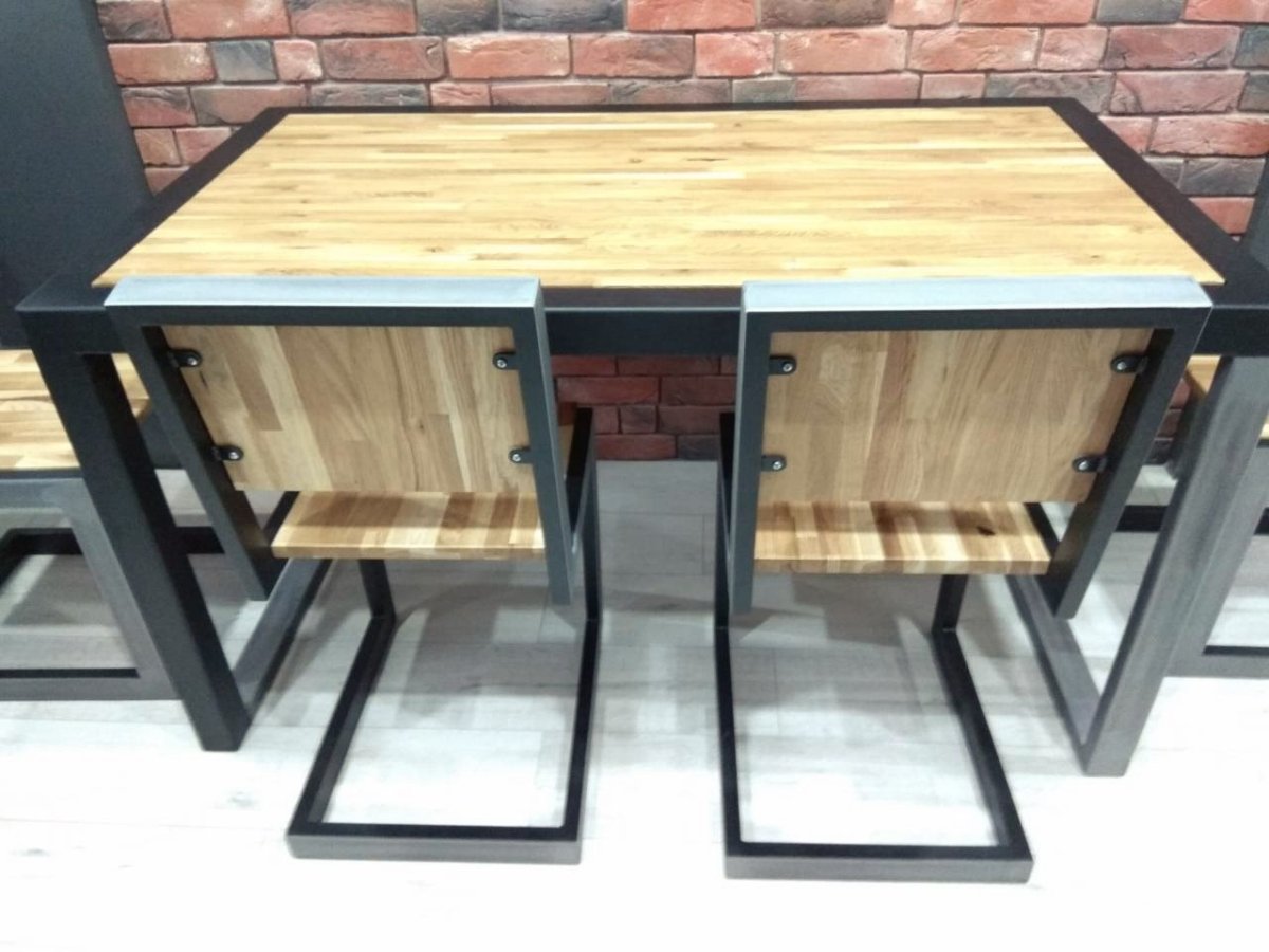 Стол лофт вид снизу