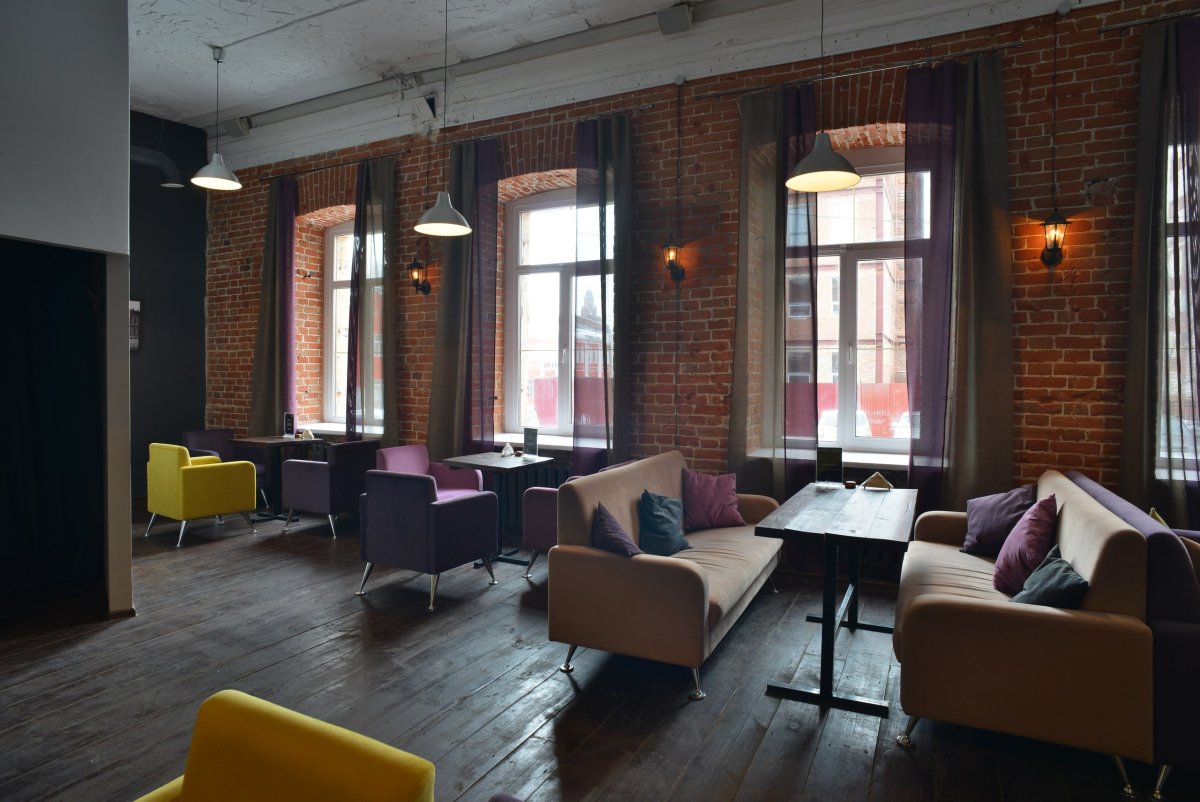 Атмосферная кофейня лофт