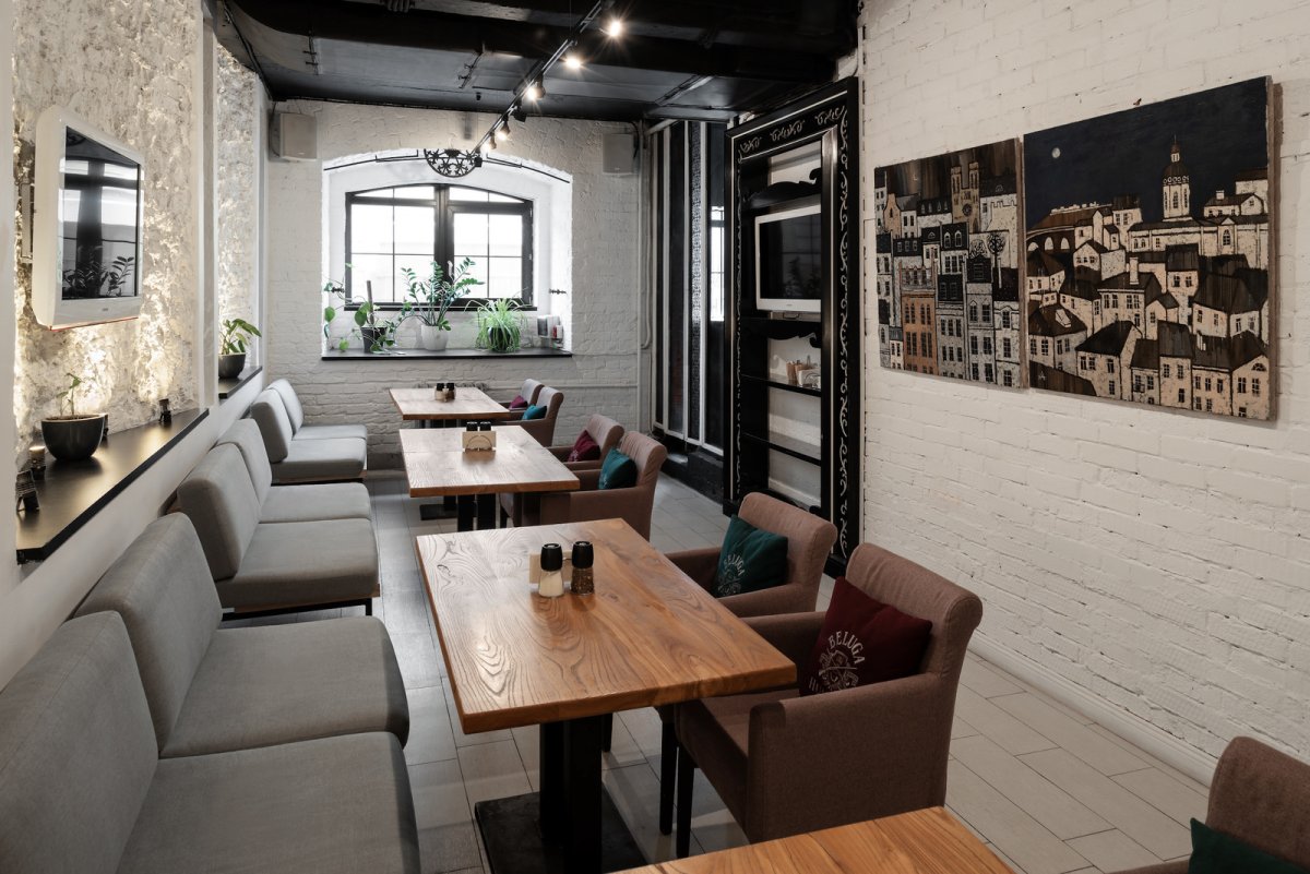 Пивной магазин в стиле лофт