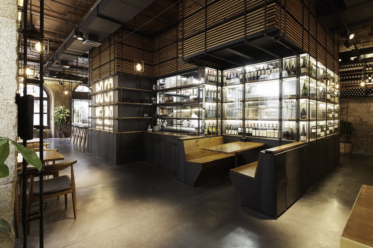 Кафе в стиле лофт