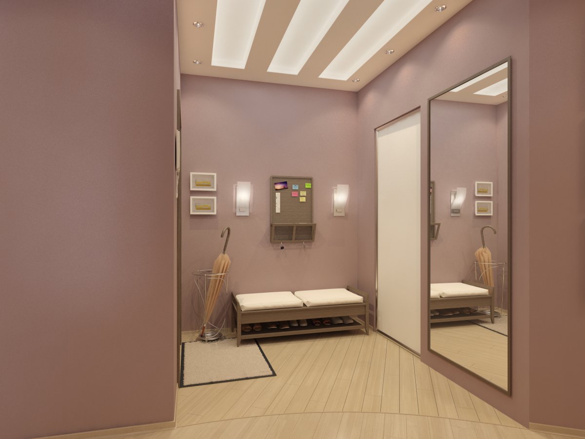 Напротив входной двери