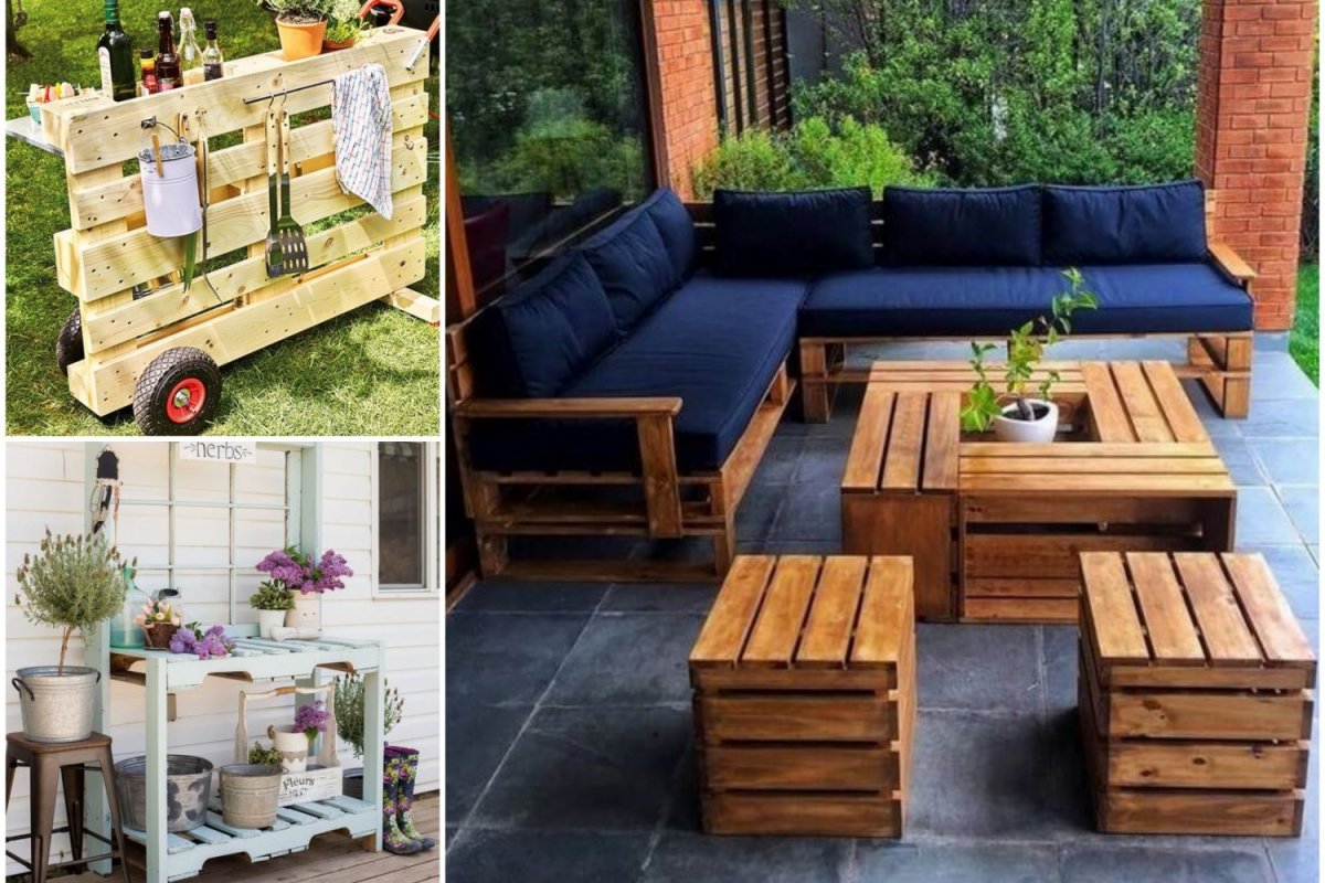 Мебель из европоддонов в стиле лофт