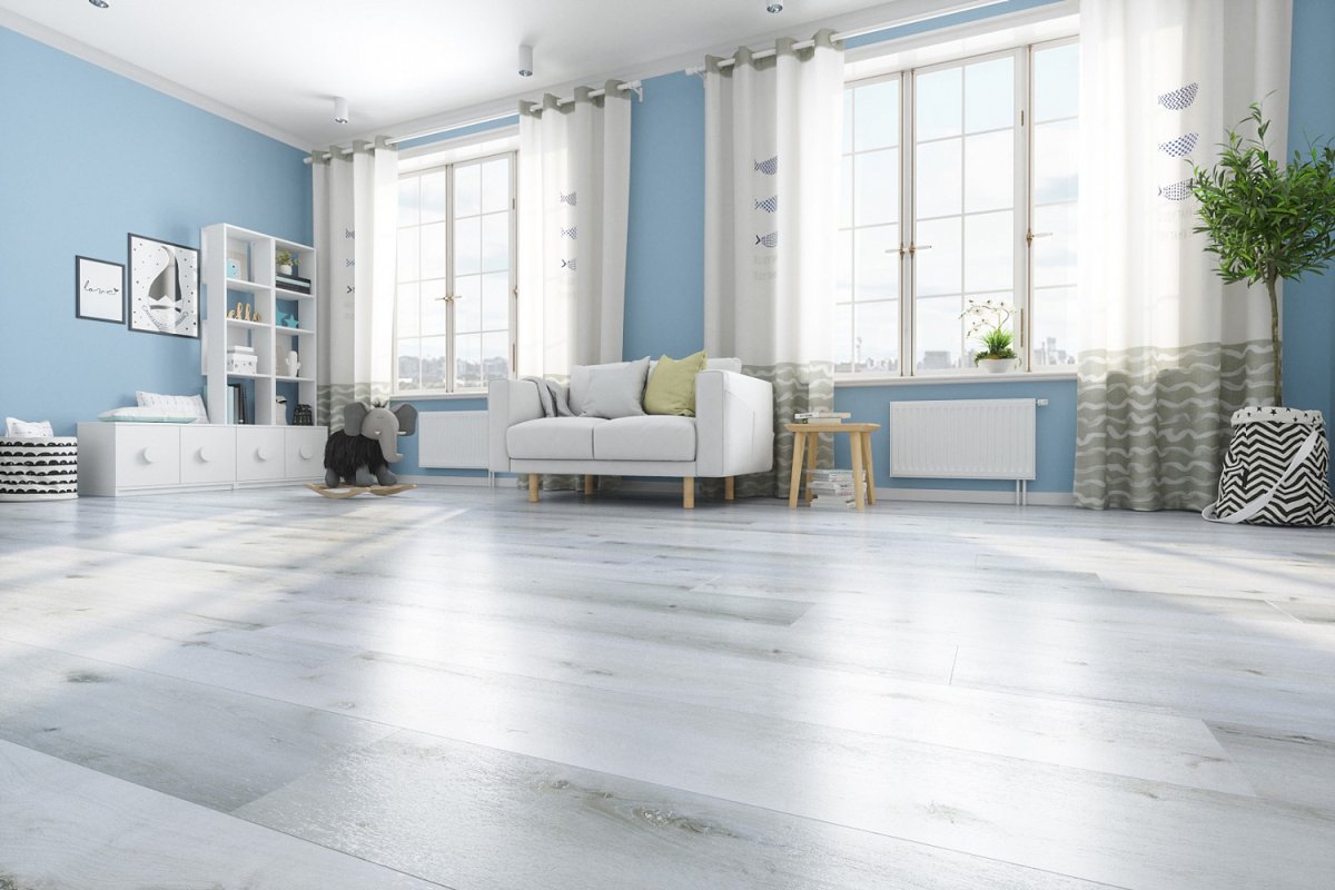 Кварцевый ламинат Refloor Fargo дуб снежный dl1601