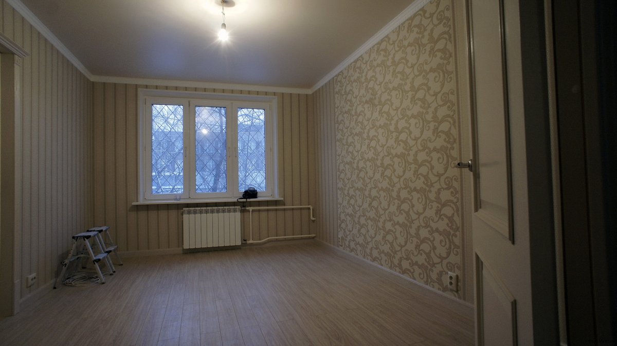 Отделка комнаты в квартире