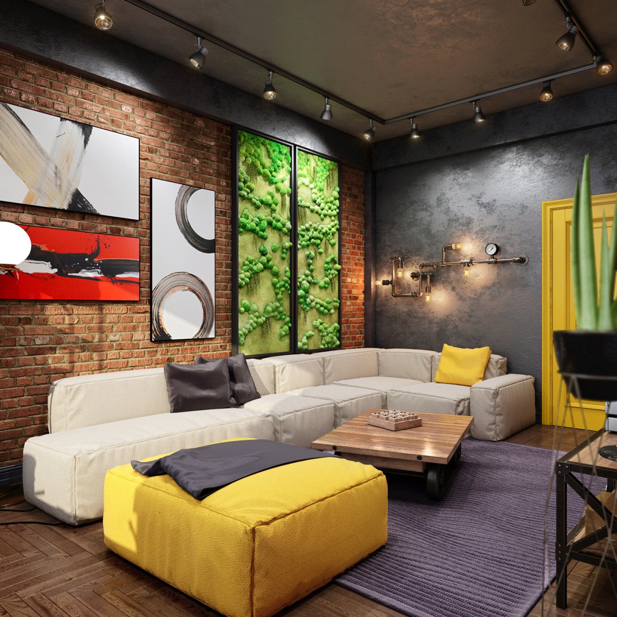 Лофт в хрущевке 42 кв.м