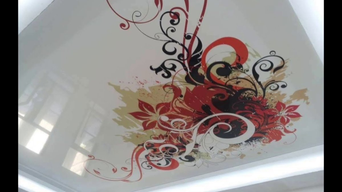 Фотопечать на потолке