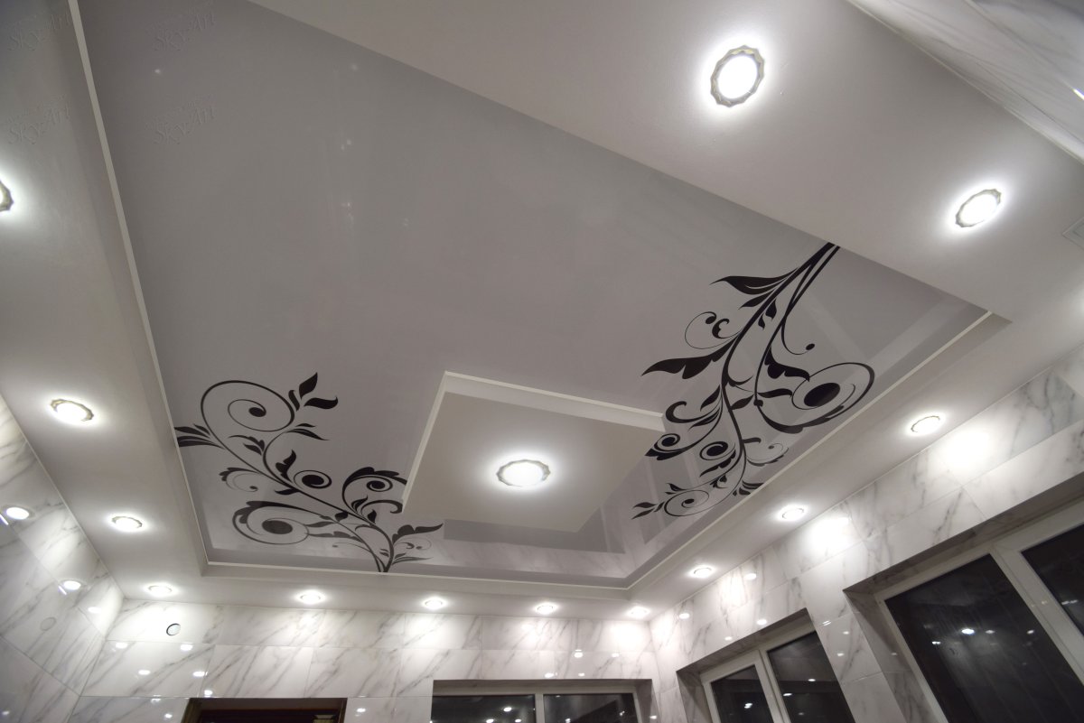 Фотопечать на потолке