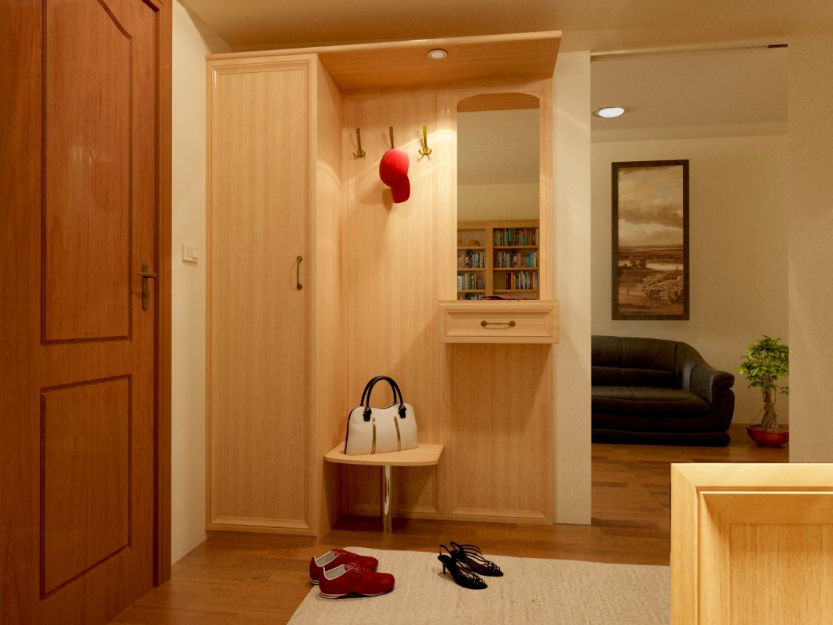 Интерьер узкого коридора в хрущевке