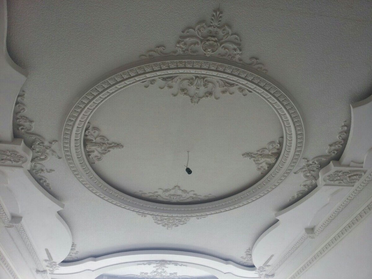 Лепной декор золочение потолки