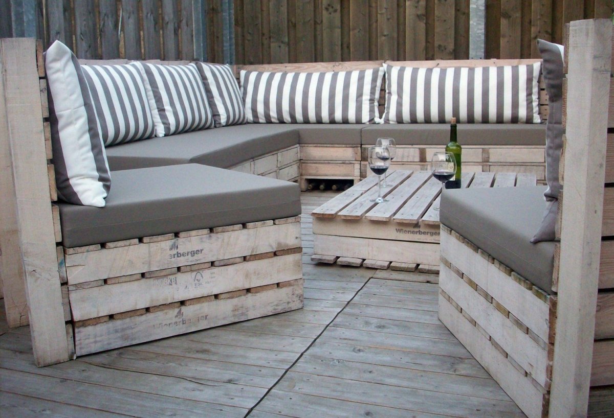 Мебель из европаллетов