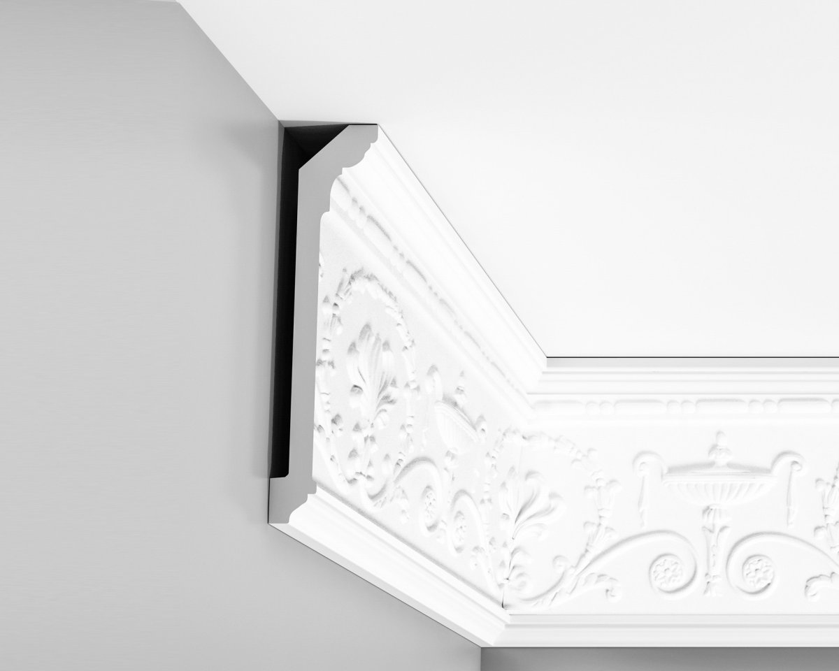 Лепнина цветы на потолке