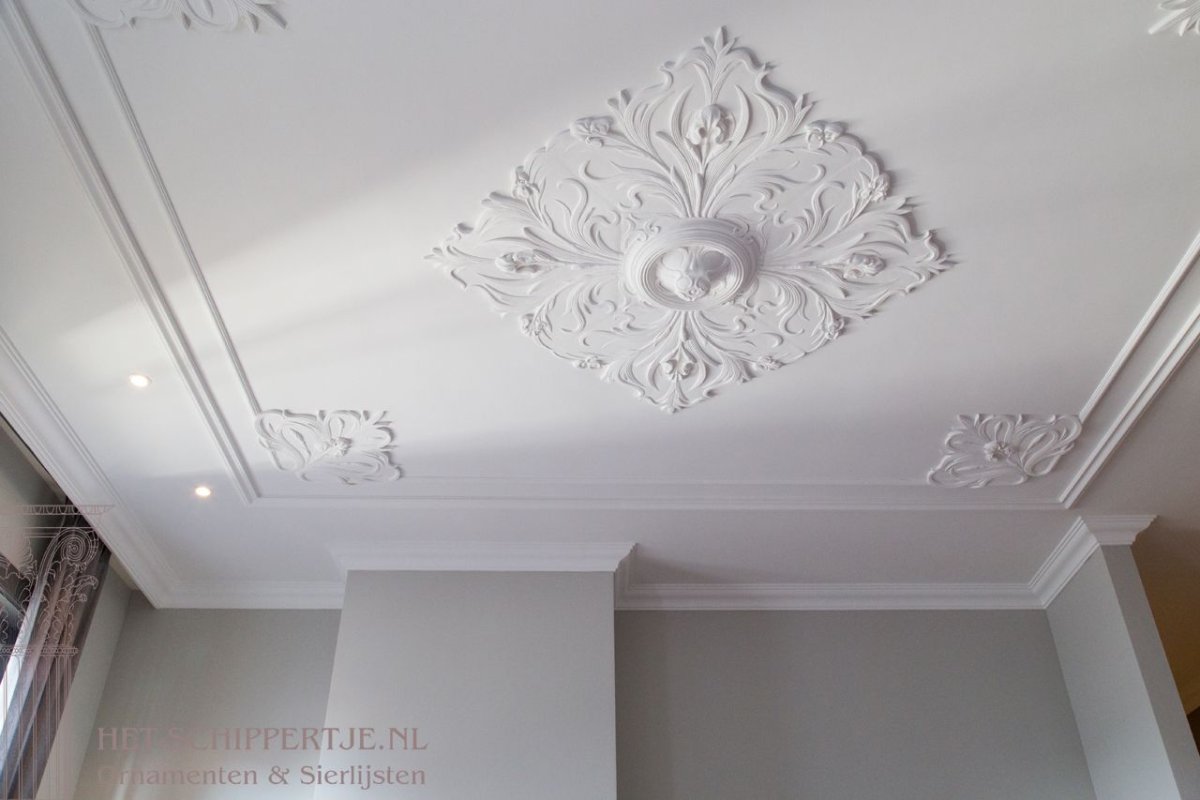 Потолочная плитка из пенополистирола