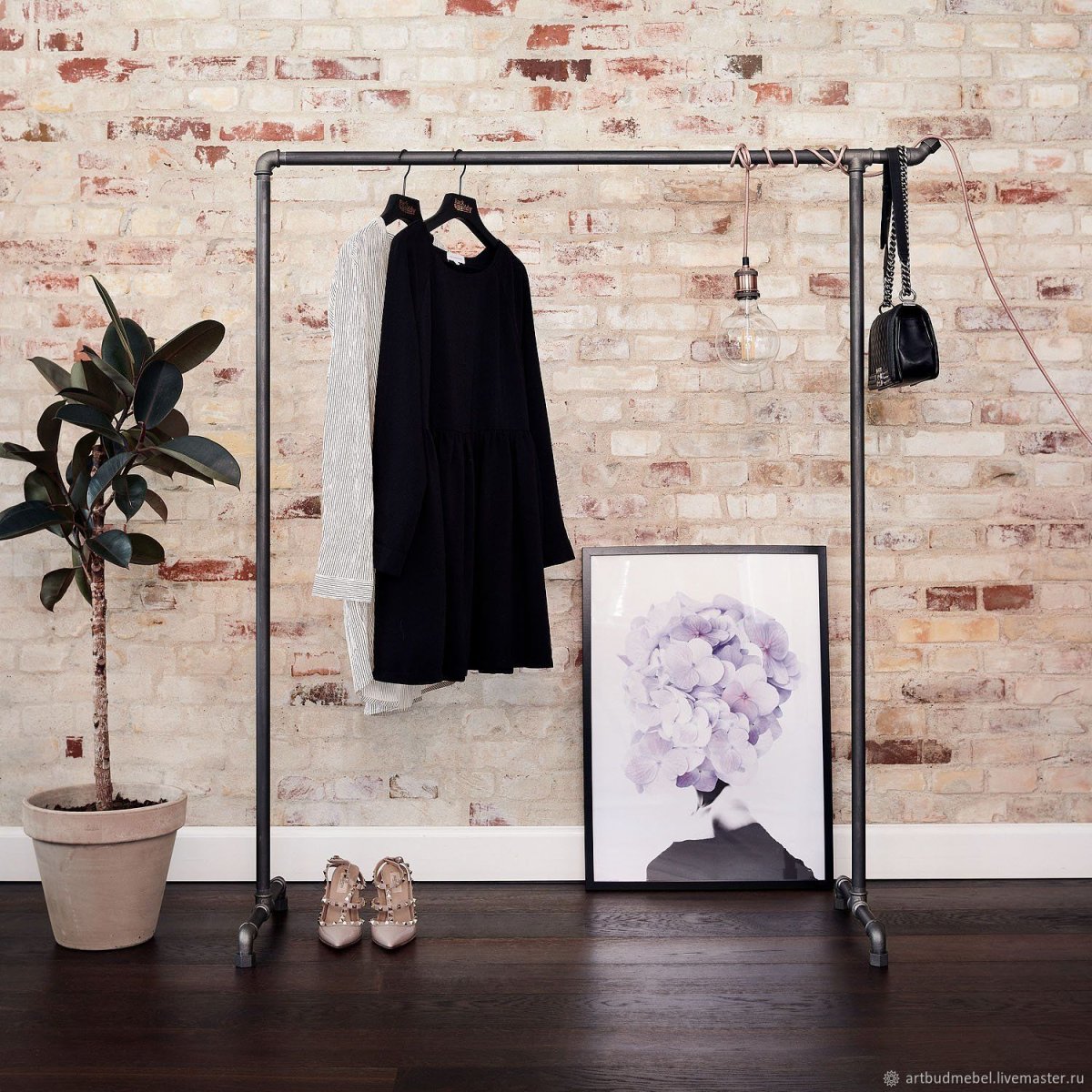 Вешалка лофт ,,Симпл,,