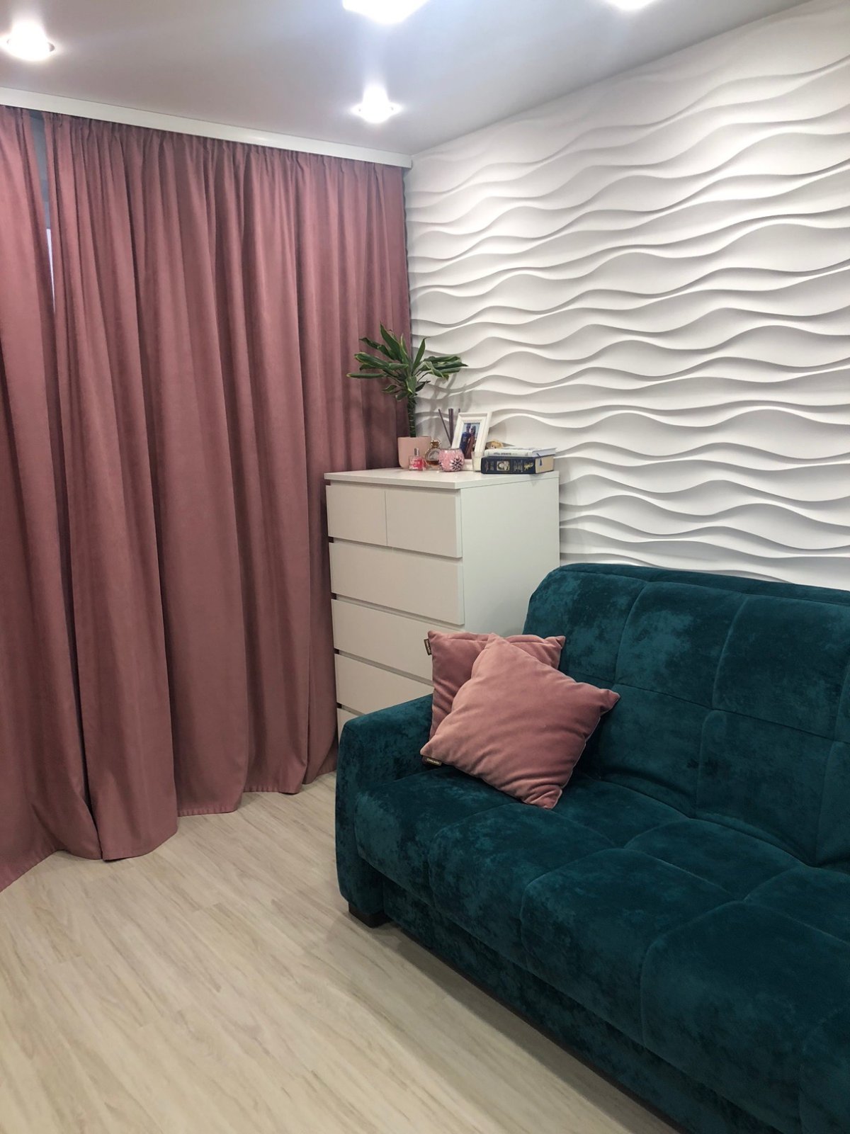 Отделка голые стены