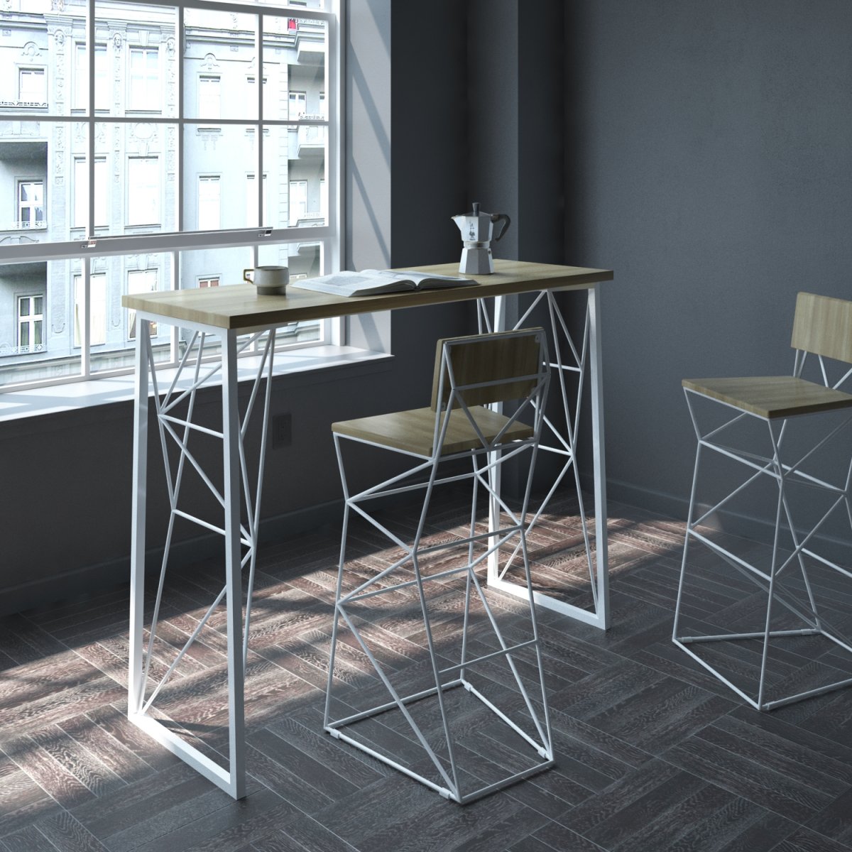 Стол в стиле лофт 4500мм