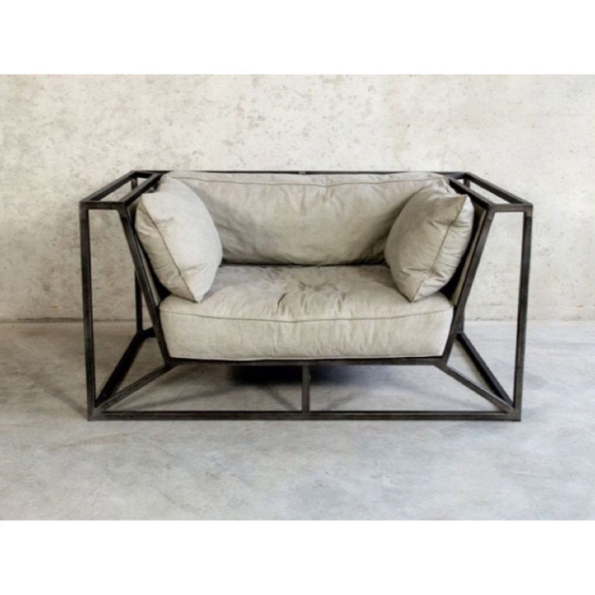 Стол компьютерный лофт металл дерево