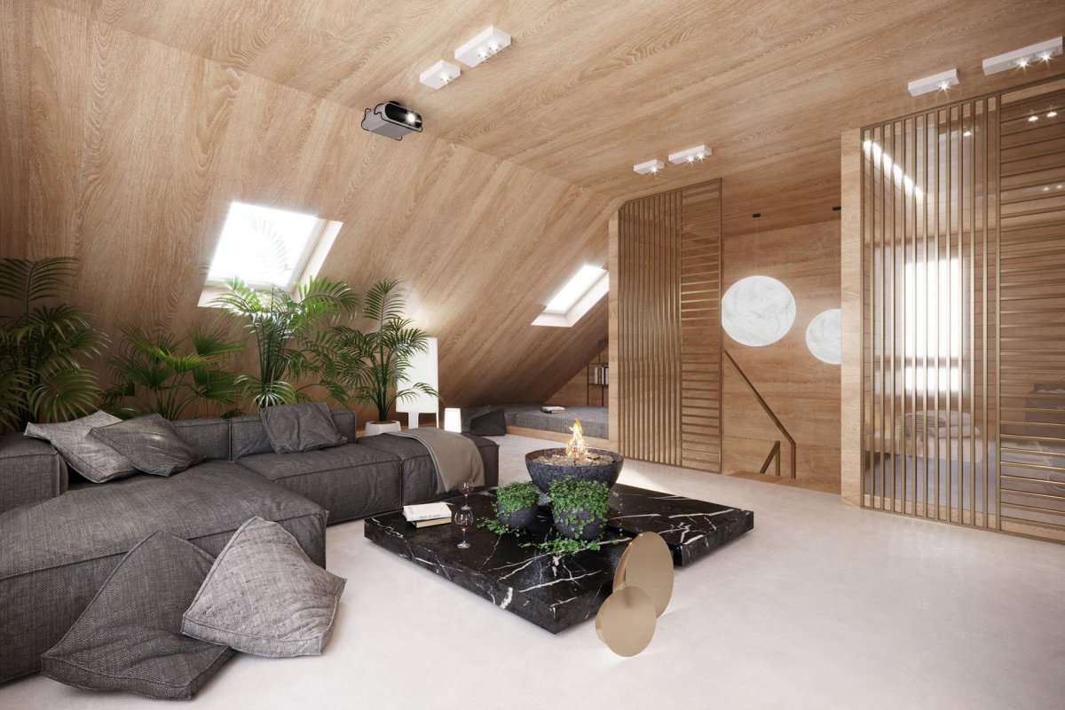 Компактные дома с мансардой