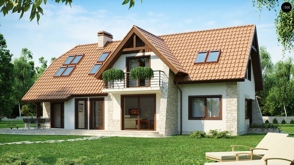 Одноэтажный дом 110 кв,м с мансардой