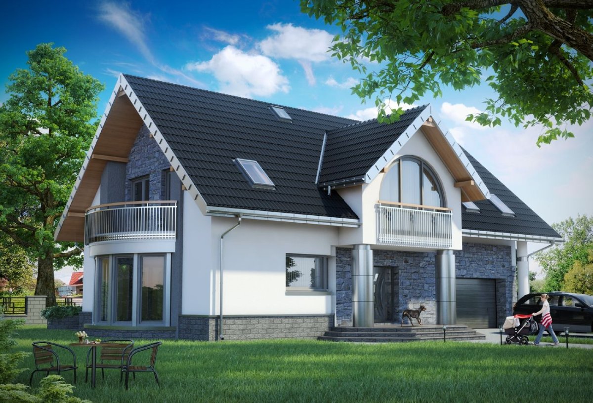 Мансардная кровля мансар Франсуа