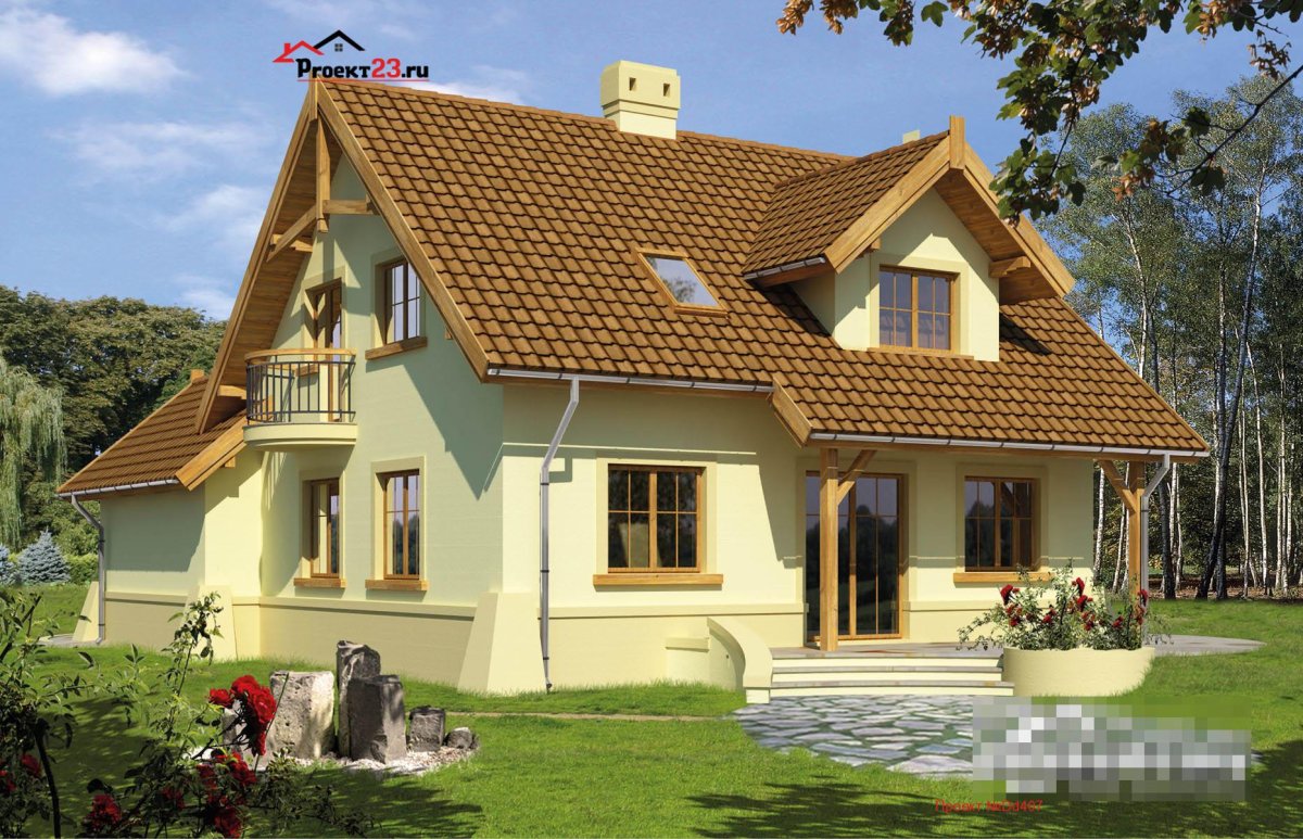 Одноэтажные дома с мансардой