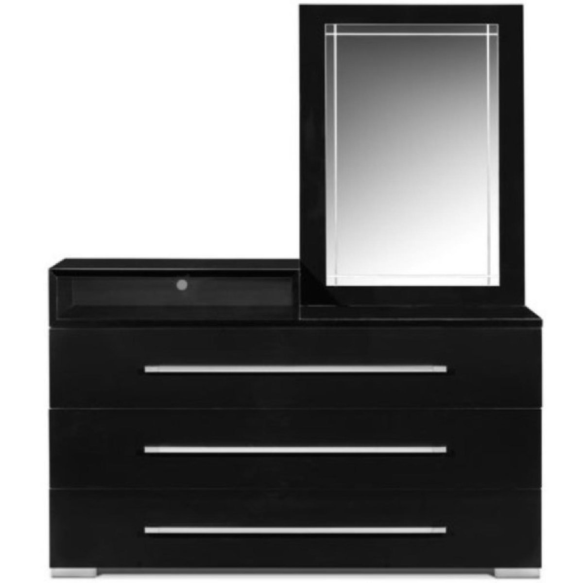 Kornsjö корншё тумба с зеркалом, черный70x47 см