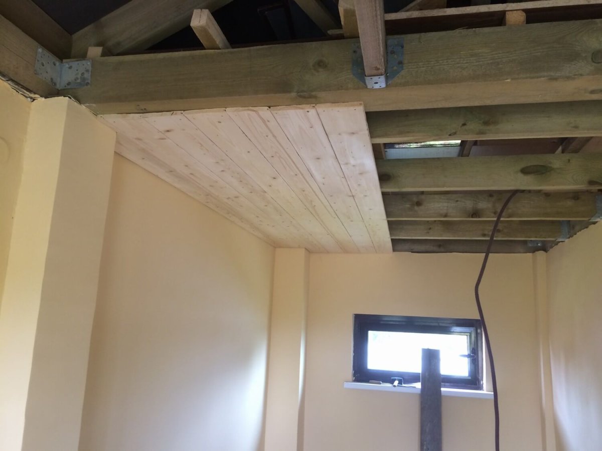 Вагонка штиль на стене