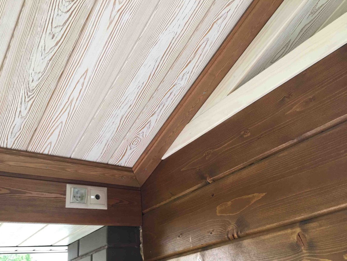 Крашеная вагонка штиль