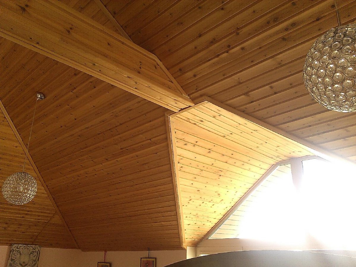 Вагонка штиль на мансарде