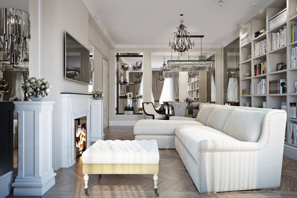 Лепнина в современном интерьере