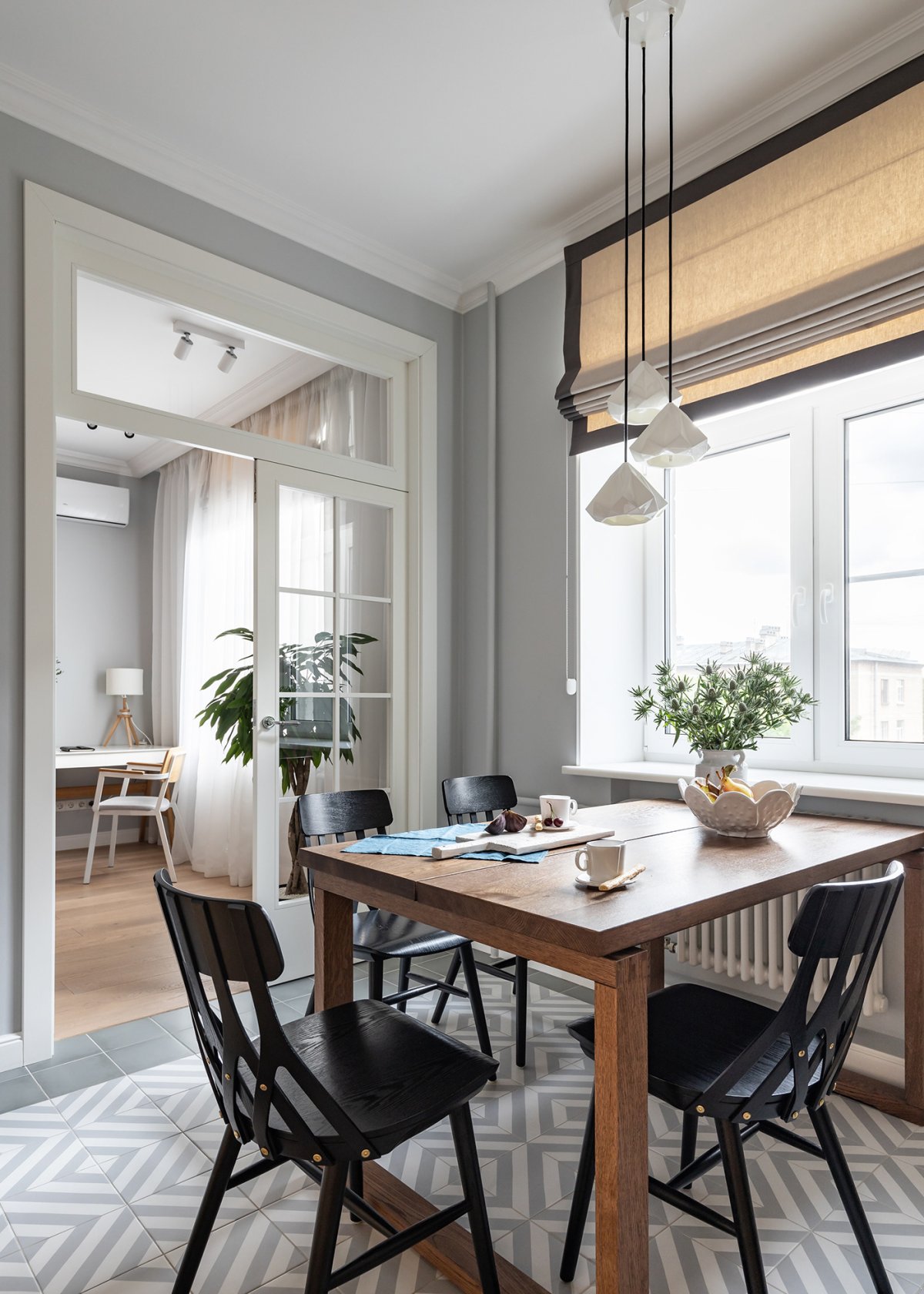 Интерьер кухни в скандинавском стиле