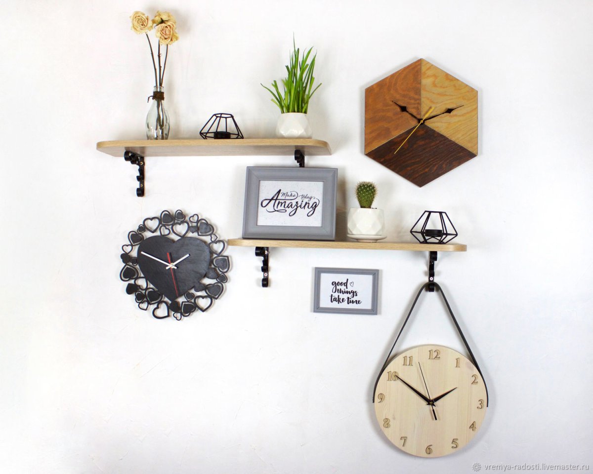 Настенные часы в стиле лофт