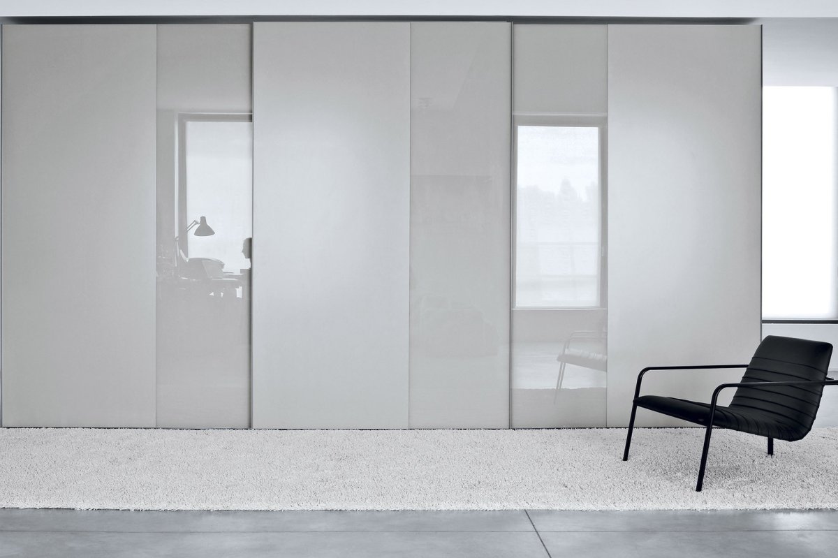 Раздвижные двери без профиля