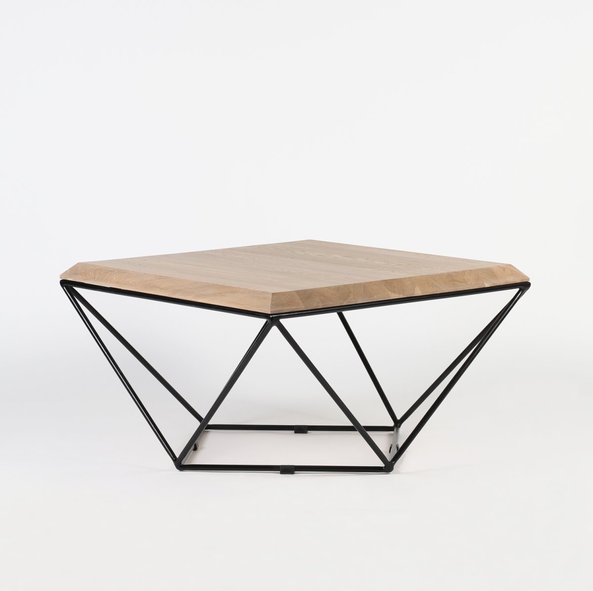 Шестиугольный журнальный столик лофт