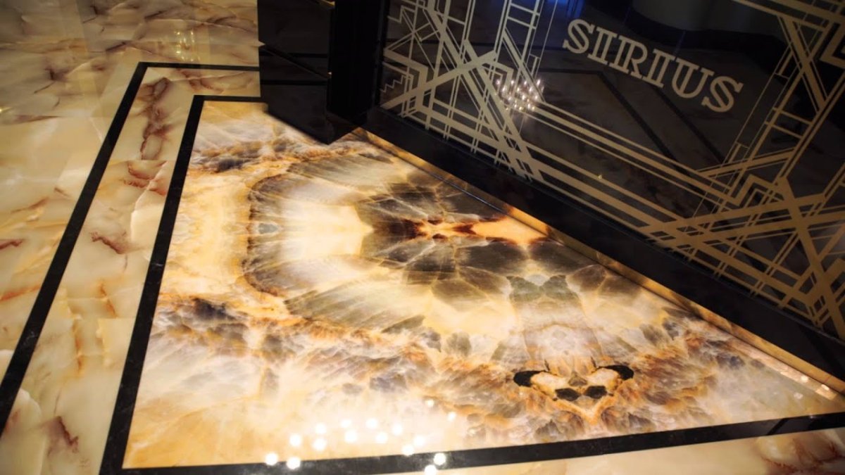 Наливной пол мраморный