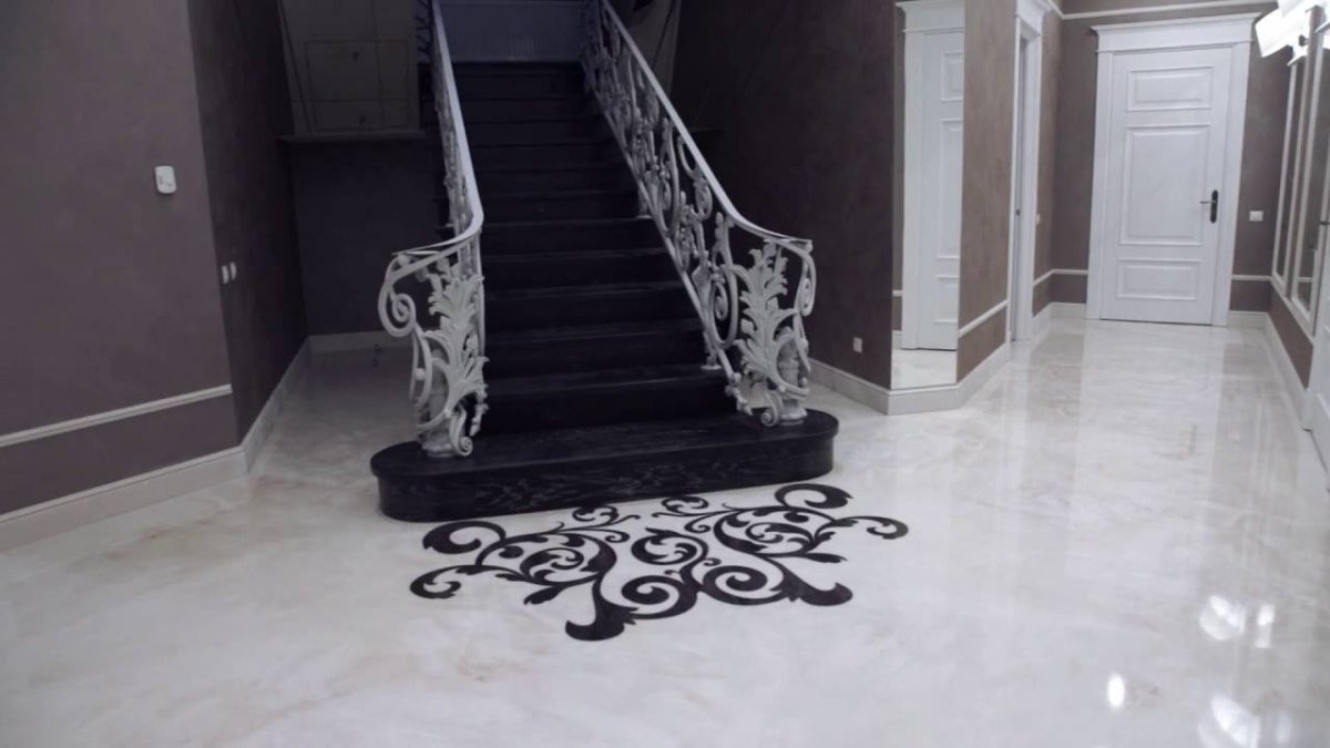 Наливные полы 3д мрамор